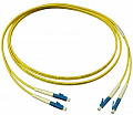 Патч-корд оптический LANMASTER, LSZH, дуплексный, LC/UPC-LC/UPC, SM, 1.0 м