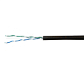 Кабель 1693213 витая пара Cat.5е SkyNet Standard UTP 2x2x0.5 Cu наружный PE чёрный 305 м