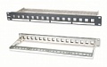 Наборная патч-панель 19" 1U, 16 портов для UTP/FTP, Eurolan