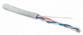 Кабель UUTP1-C5-S24-IN-PVC-GY-500 UTP 1 витая пара внутренний Hyperline Cat.5  24 AWG одножильный