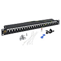 Патч-панель LAN-PPL24S5E 19", 24 порта RJ-45, категория 5e, STP, 1U, LANMASTER