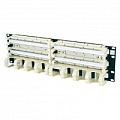 Кросс-панель 110 типа, Cat.5e, 19", 3U, 200-парная с организатором, Eurolan