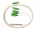 Оптический делитель (сплиттер) РО-1х4 -PLC -SM/0,9 -0,85 м-SC/APC