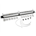 Кроссовая панель 110 типа, 100 пар, 19", 1U, LANMASTER, с модулями LAN-RS110-100FT