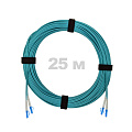 Патч-корд оптический армированный бронированный LC/UPC-LC/UPC MM (OM3) Duplex 3.0mm LSZH, 25 м.