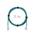 Патч-корд оптический армированный бронированный LC/UPC-LC/UPC MM (OM3) Duplex 3.0mm LSZH, 5 м.