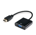 Переходник штекер HDMI - гнездо VGA шнур 0,1м Retic AT1013