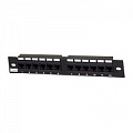 Патч-панель 10" 1U cat.5e 12 портов RJ45 UTP Hyperline
