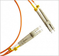 Патч-корд оптический LANMASTER, LSZH, дуплексный, LC/PC-LC/PC, MM 50/125, 5.0 м