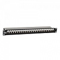 Патч-панель PP3-19-24-8P8C-C6-SH-110D 19" 1U cat.6 24 порта RJ45 FTP Hyperline