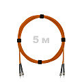 Патч-корд оптический армированный бронированный ST/PC-ST/PC MM (OM2) Duplex 3.0mm LSZH, 5 м.