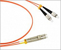 Патч-корд оптический TWT, PVC, дуплексный, LC/UPC-FC/UPC, SM OS2, 5.0 м