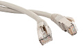 Патч-корд RJ45 - RJ45, 4 пары, FTP, категория 6, 1.5 м, серый, LANMASTER