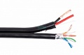 Комбинированный Кабель FTP 4 витые пары c питанием (2x0,75мм² CCA) Cat.5e наружный CCA