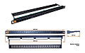 Патч-панель LAN-PPC24U5E 19", 24 порта RJ-45, категория 5e, UTP, 0.5U, компактная, LANMASTER