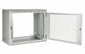 Шкаф телекоммуникационный настенный разборный 19”,12U(600X350), ШТ-НСР-12U-600-350-П дверь перфорированная ССД