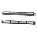 СКС патч-панель 19”, 1U Cat. 6 на 24 порта RJ45, UTP, Eurolan