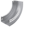 Угол внутренний плавный 90 град. к лотку 100х80, толщ. 0,7 мм, Сендзимир цинк
