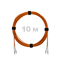 Патч-корд оптический LC/UPC-LC/UPC, MM (OM2) 3mm, duplex, LSZH, 10 м