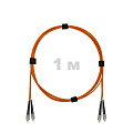 Патч-корд оптический армированный бронированный FC/UPC-FC/UPC MM (OM2) Duplex 3.0mm LSZH, 1 м.