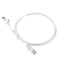 Патч-корд RJ45 - RJ45, 4 пары, UTP, категория 5е, 15 м, белый, LANMASTER LAN-45-45-15-WH