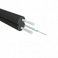 Дроп кабель 1 волоконный FTTH, G.652.D, 2 прутка, LSZH