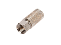 Коннектор F-типа для коаксиальных кабелей RG11, накручивающийся, металлик, уп-ка 100 шт.
