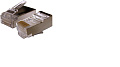 Коннектор TWT-PL45/S-8P8C-6T RJ-45 8P8C FTP Кат. 6 TWT, экранированный, универсальный, для толстого кабеля, со вставкой, 100 шт. в уп