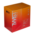 Кабель TWIST U/UTP4 cat.5e, 24 AWG, одножильный, 305м, CCA, нг(А)-HF LSZH, внутренний, оранжевый