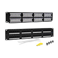 Патч-панель TWT-PP48UTP/6 19", 48 портов RJ-45, категория 6, UTP, 2U,