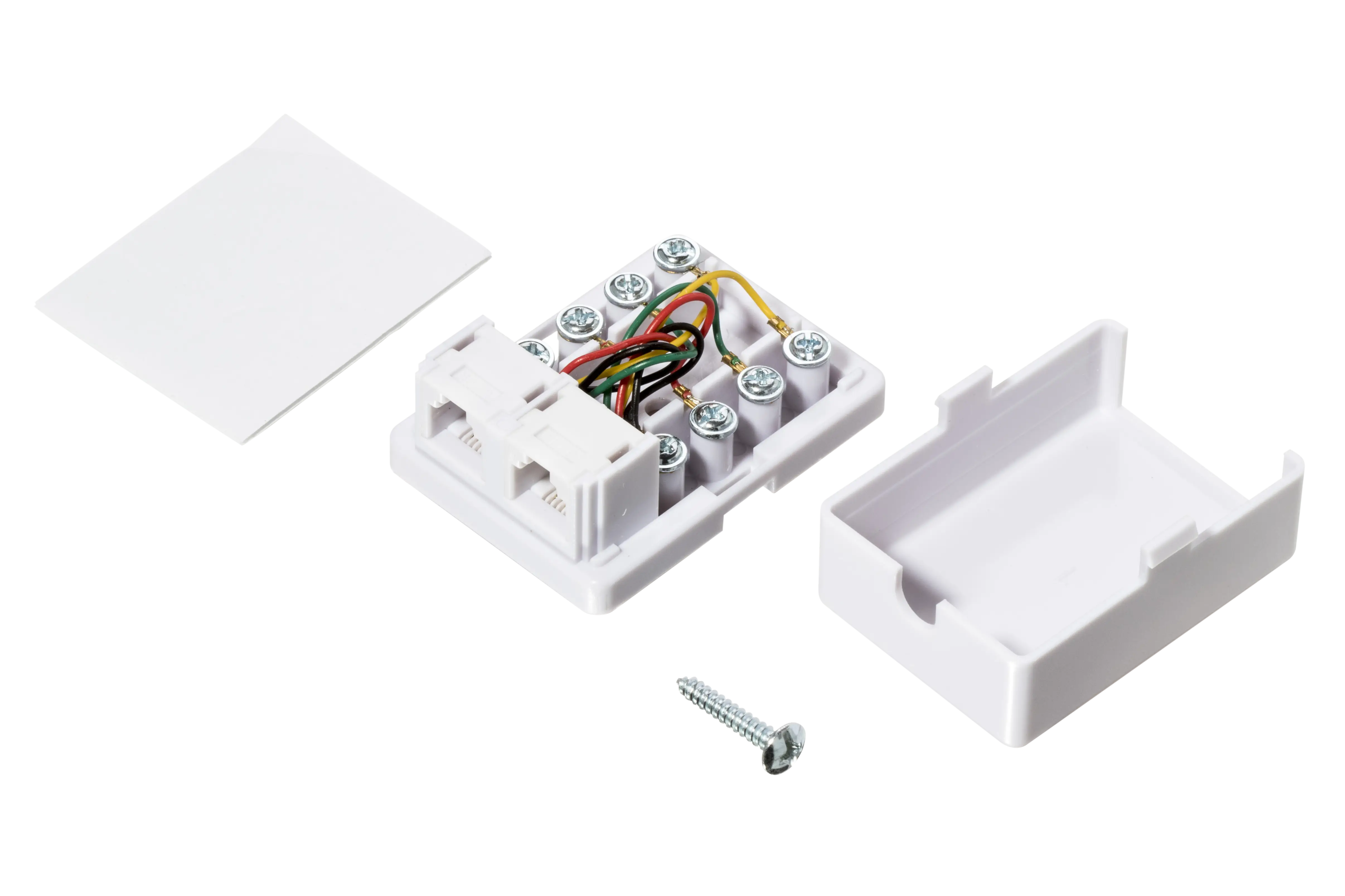 Розетки телефонные открытой установки тип rj 11 6p4c