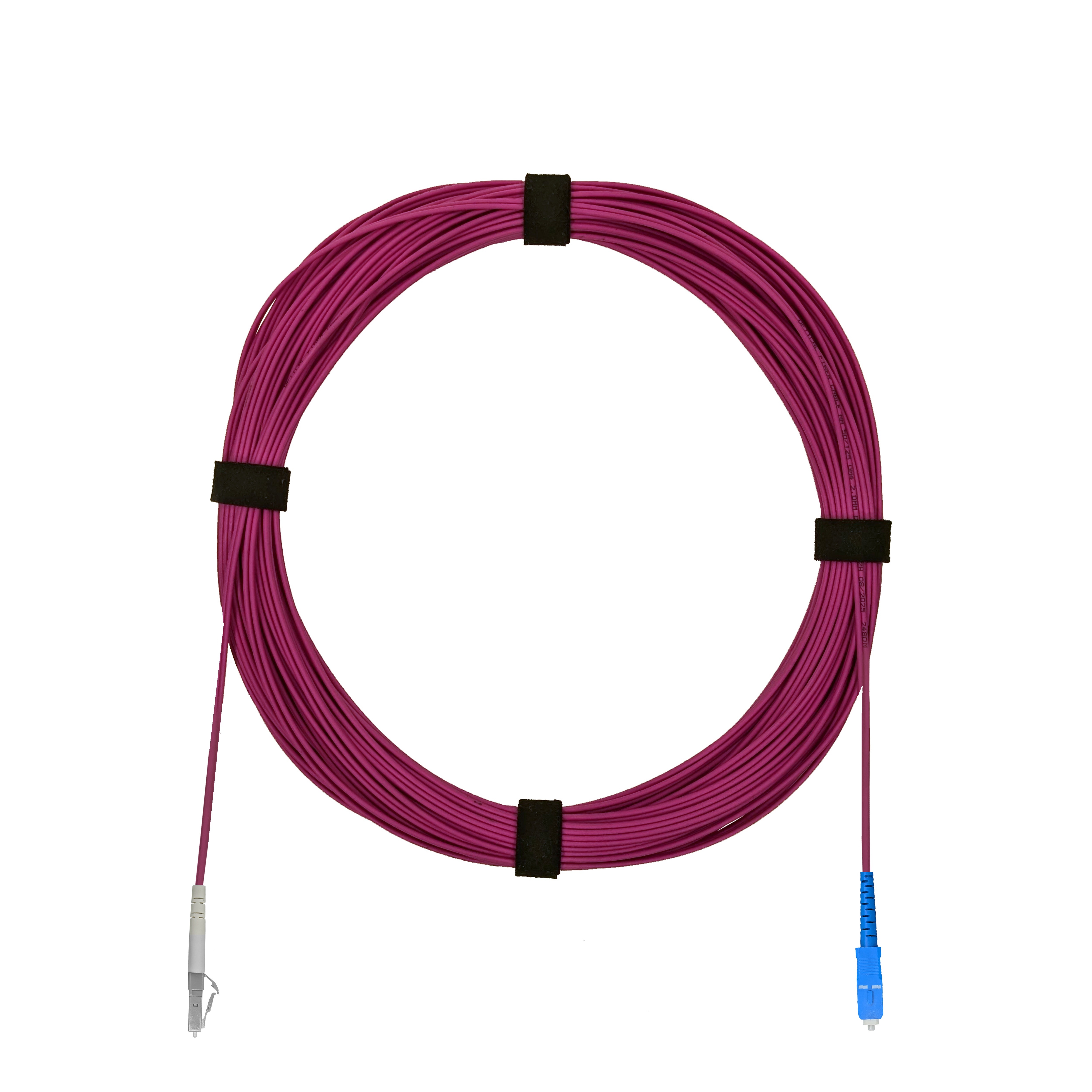Патч-корд оптический LC/UPC-SC/UPC MM (OM4) 2mm simplex LSZH, 0,5 м