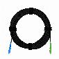 Патч-корд оптический FTTH диэлектрик FRP, G.657 LSZH SC/APC-SC/UPC, черный 200 м