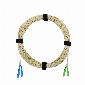 Патч-корд оптический SC/APC-SC/UPC SM (G657.A1) 3mm DX LSZH 0,5 м