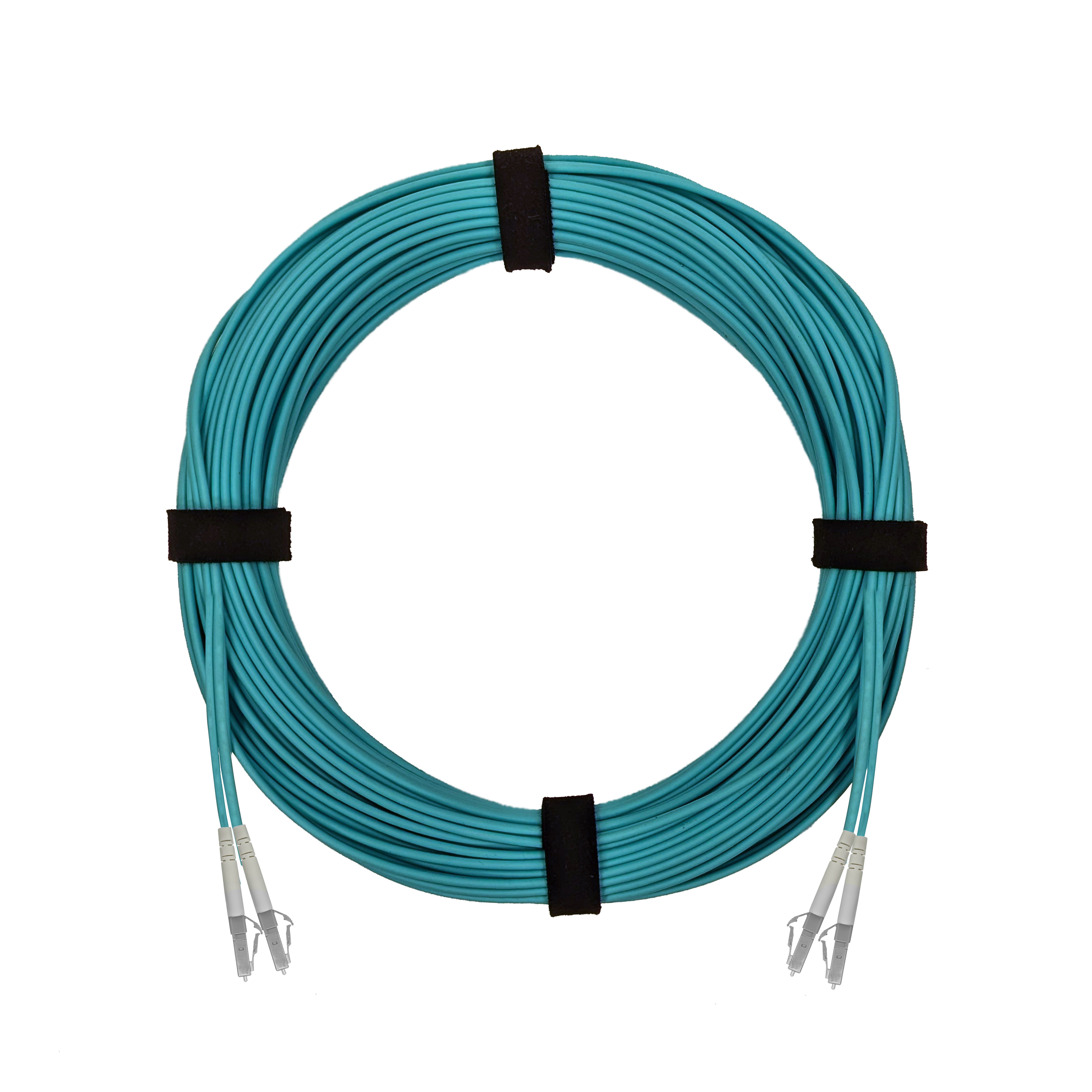 Патч-корд оптический LC/UPC-LC/UPC MM (OM3) 2mm duplex LSZH, 1,5 м