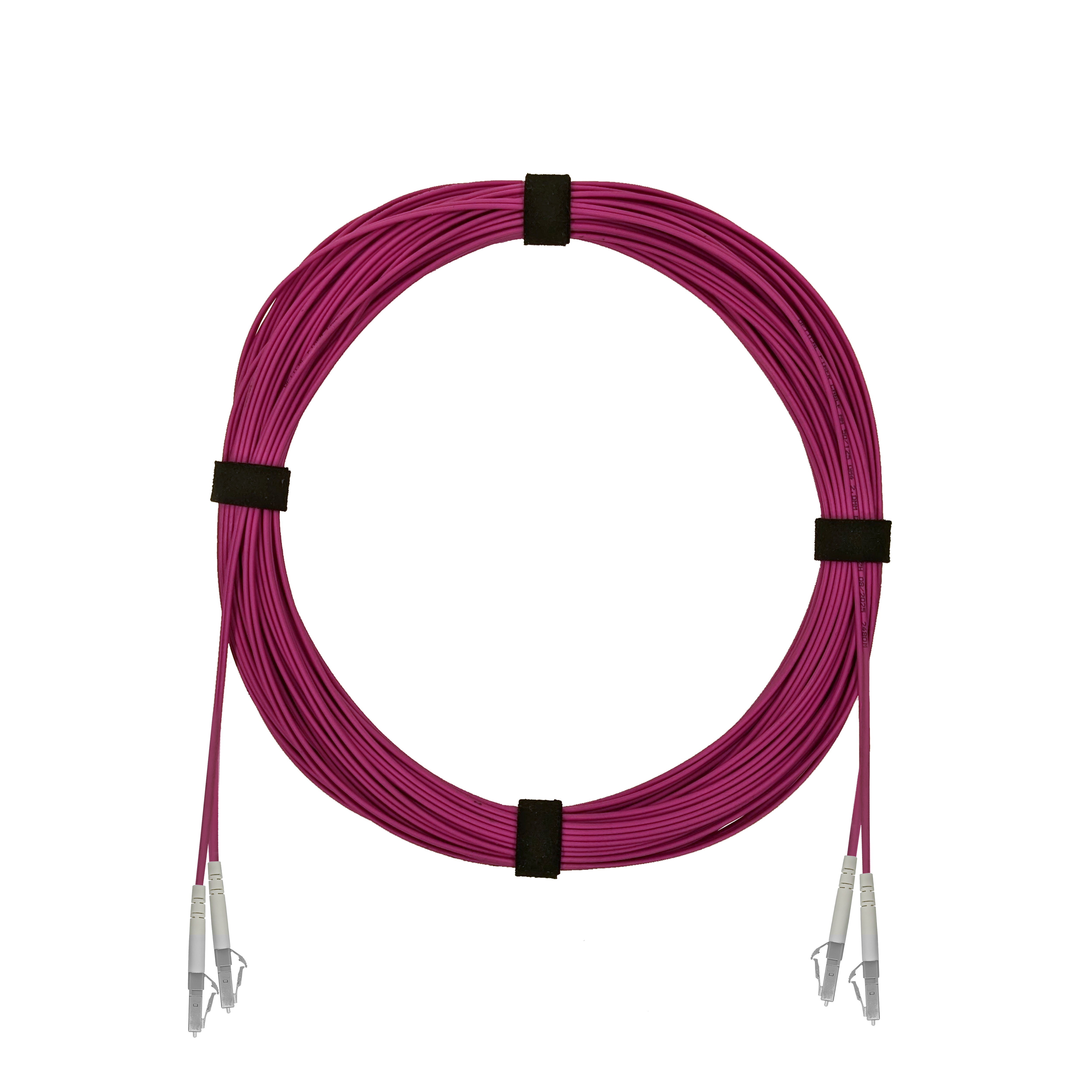 Патч-корд оптический LC/UPC-LC/UPC MM (OM4) 3mm duplex LSZH, 1,5 м