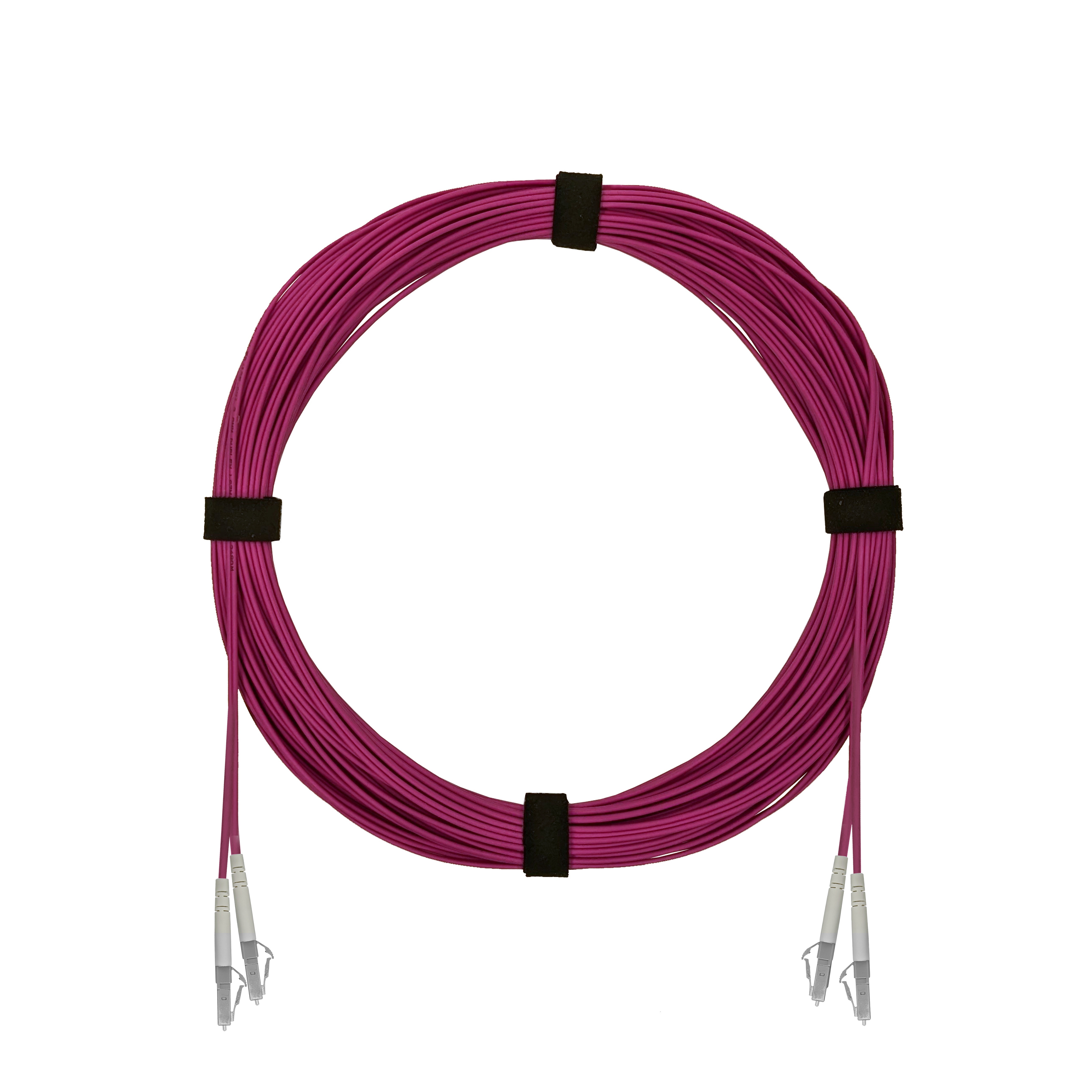 Патч-корд оптический LC/UPC-LC/UPC MM (OM4) 2mm duplex LSZH, 1,5 м