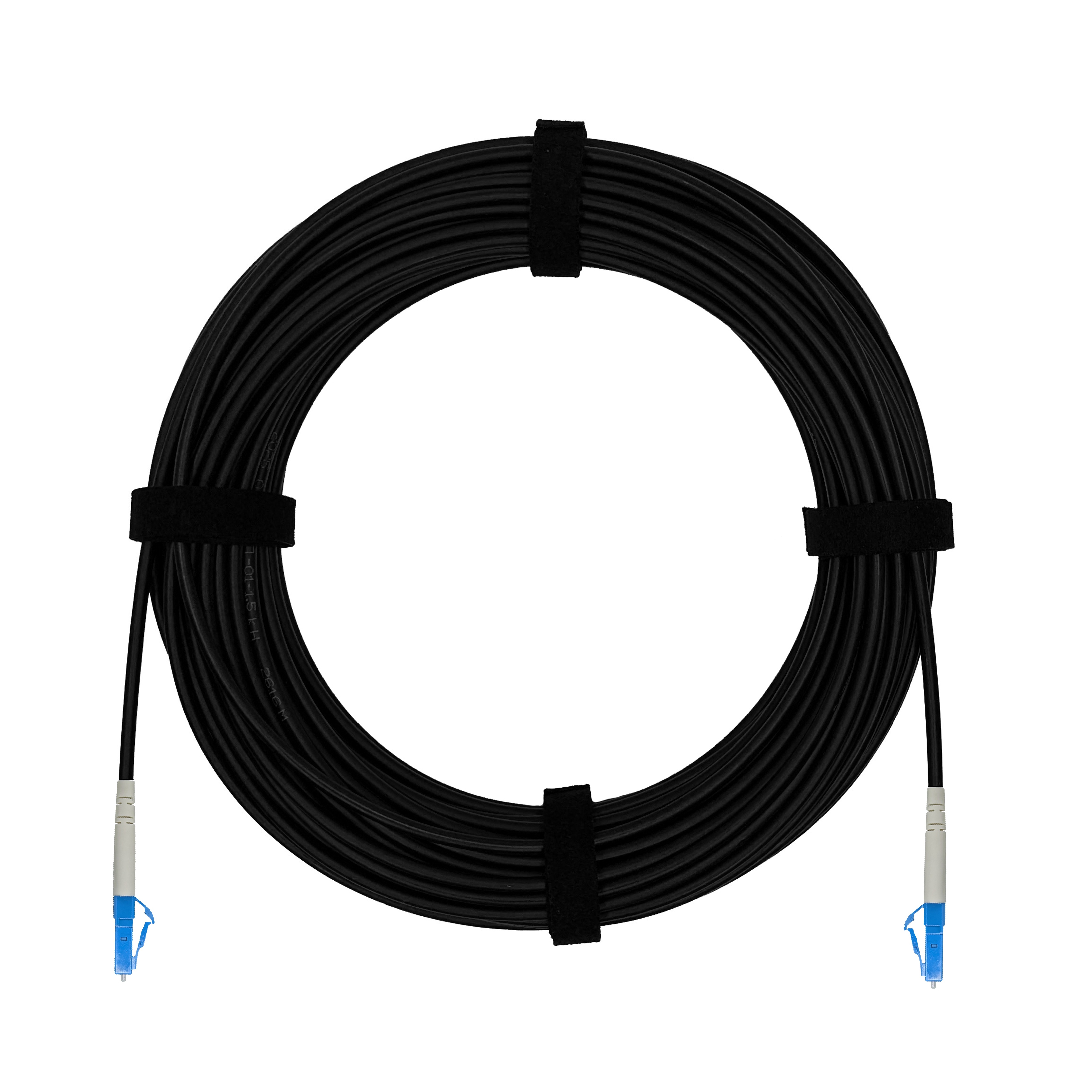 Патч-корд самонесущий дроп круглый, диэлектрик FRP, G.652D, 1,5кН 2LC/UPC, 450 м