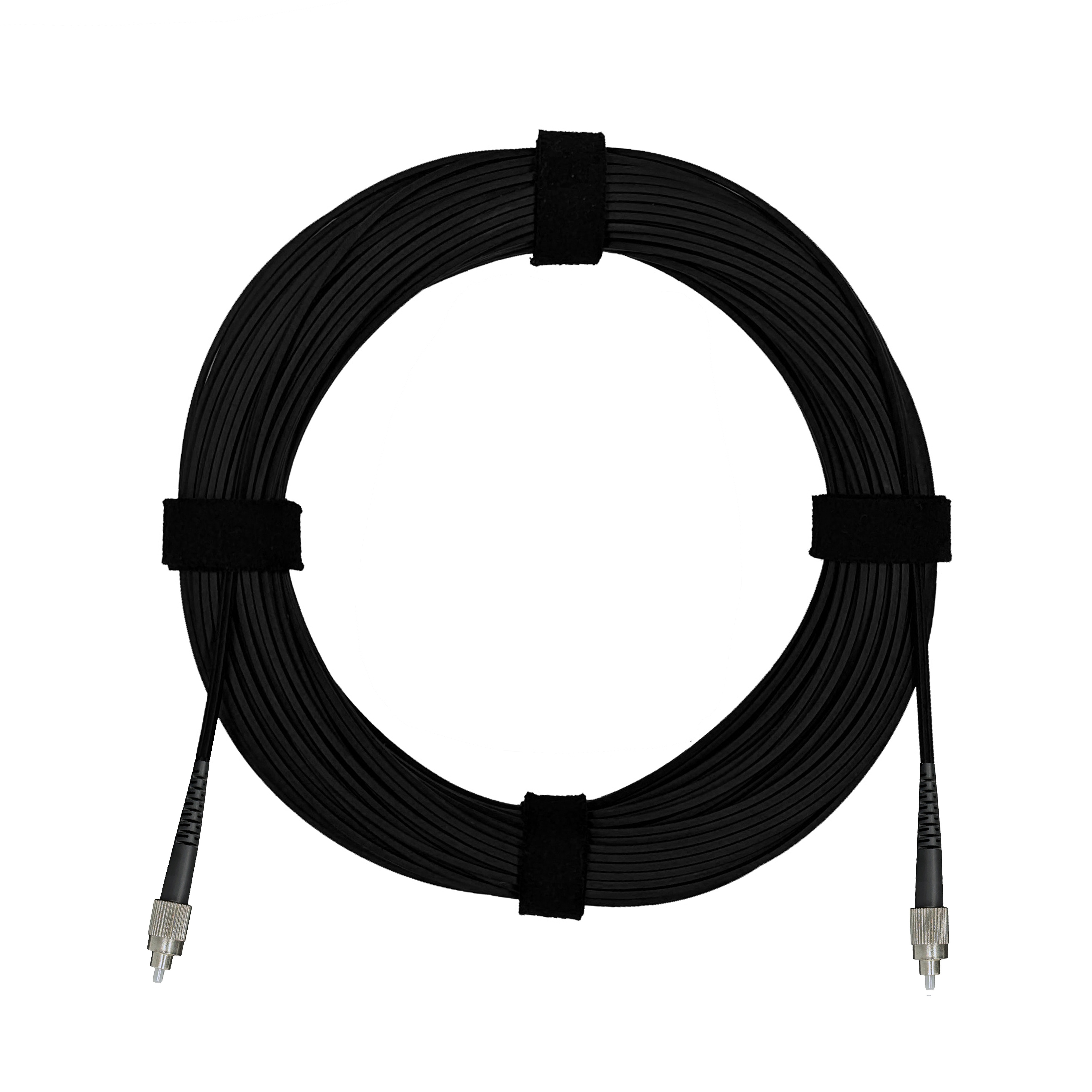 Патч-корд оптический FTTH диэлектрик FRP, G.657 LSZH 2FC/UPC, черный 30 м