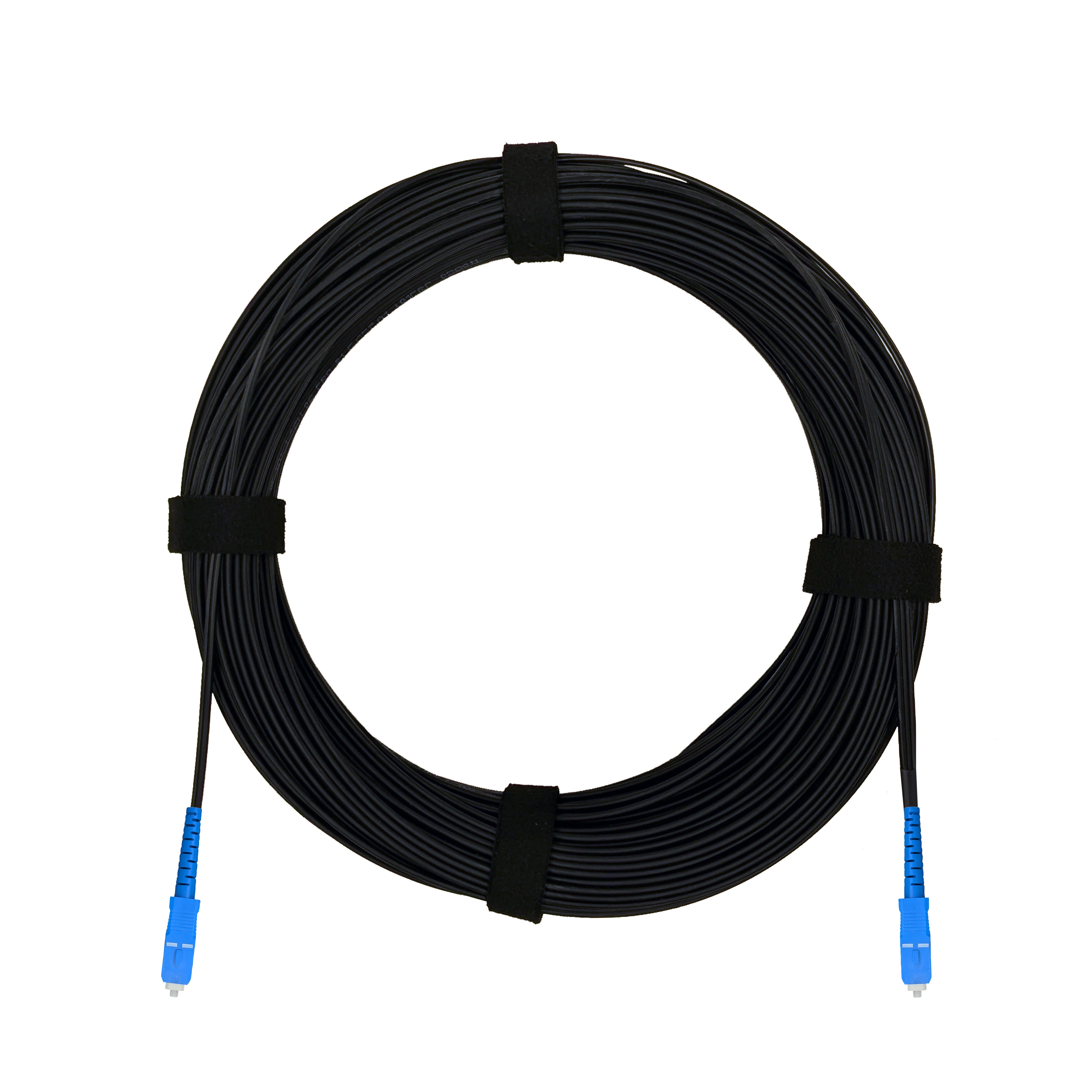 ПКО FTTH 2 проволоки с ВСЭ, проволока, 657 LSZH 2SC/UPC, черный 125 м