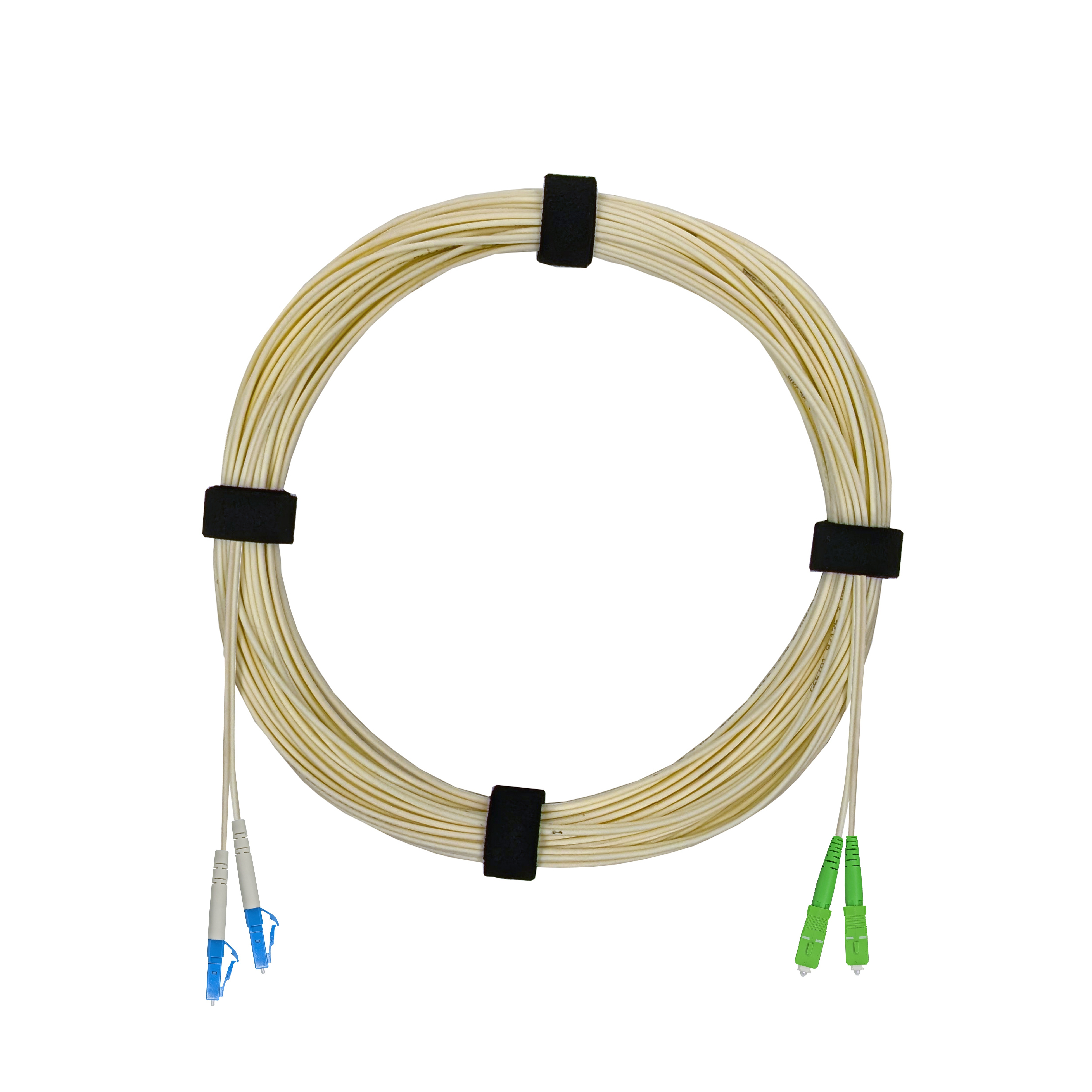 Патч-корд оптический LC/UPC-SC/APC SM (G657.A1) 2mm DX LSZH 2 м
