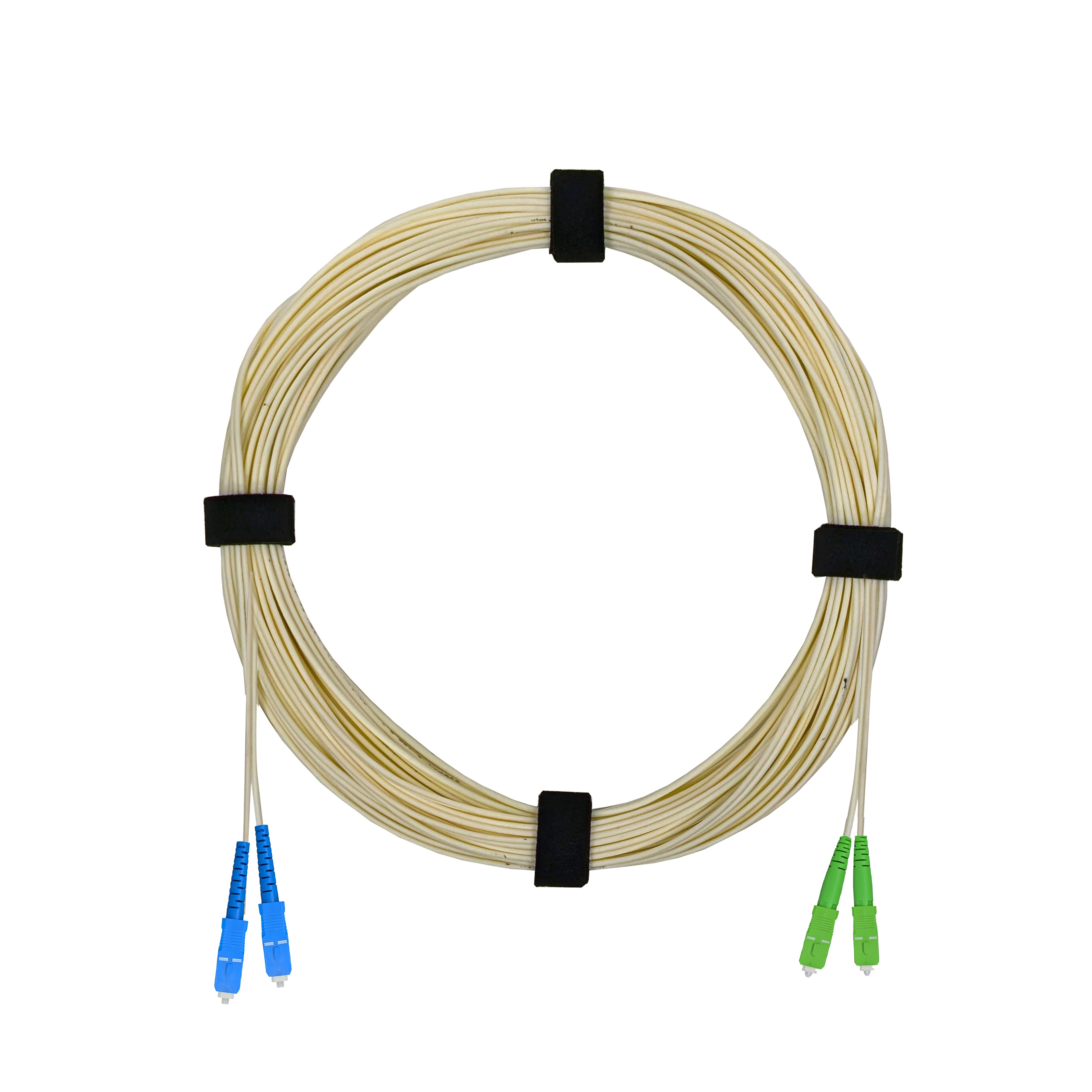 Патч-корд оптический SC/APC-SC/UPC SM (G657.A1) 2mm DX LSZH 3 м