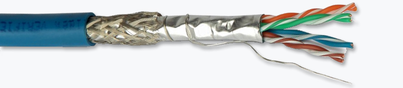 Экранированный кабель SF/UTP, 4 пары