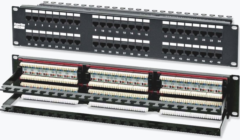 Patch-panel, 48 портов