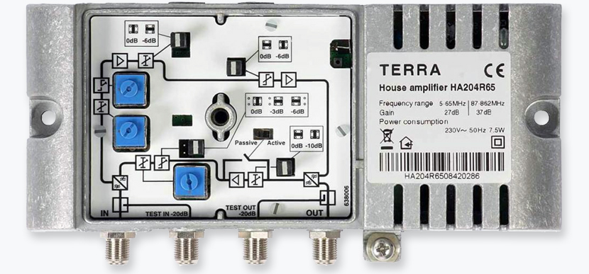 Усилитель домовой HA204 TERRA